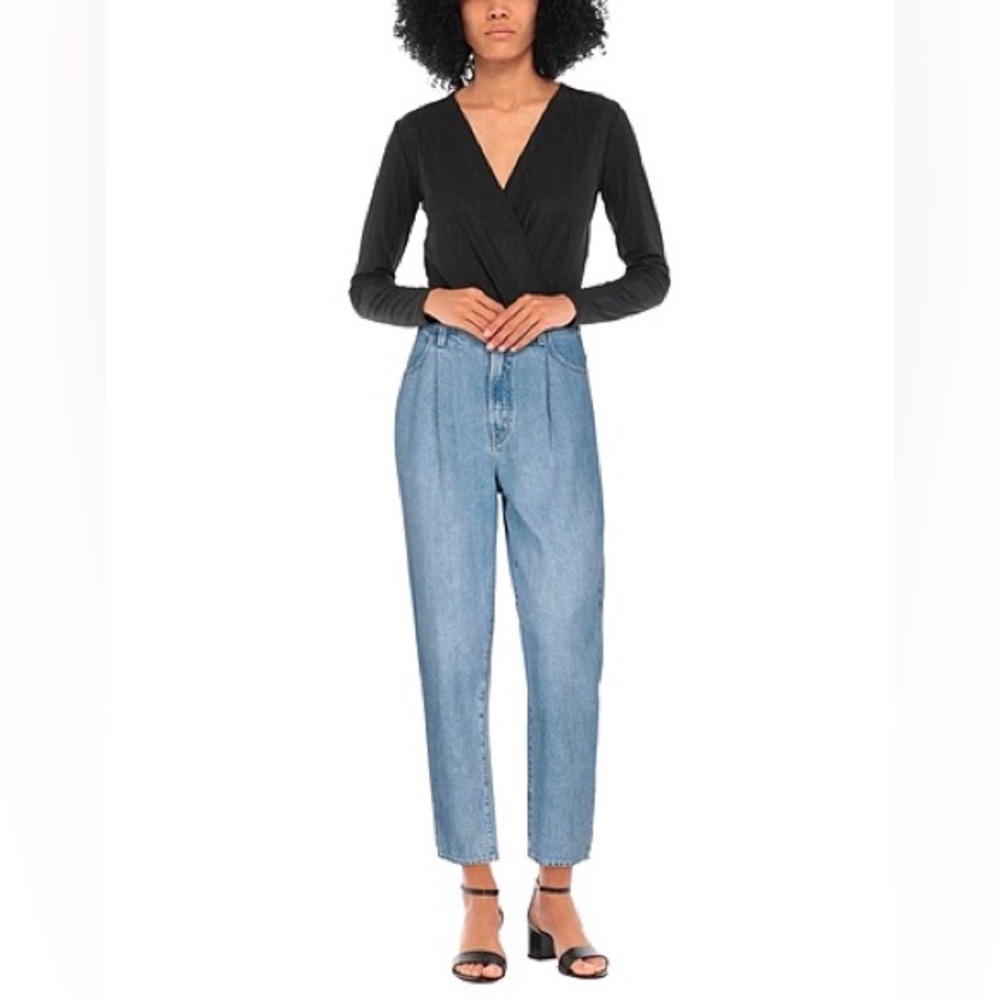 JBRAND - Pleated Peg Jeans - Blissed Blue - size 27